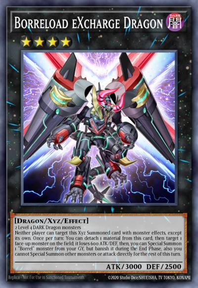 Borreload eXcharge Dragon Super Rare MP20-EN117 2020 Tin of Lost Memories Mega Pack Yugioh card