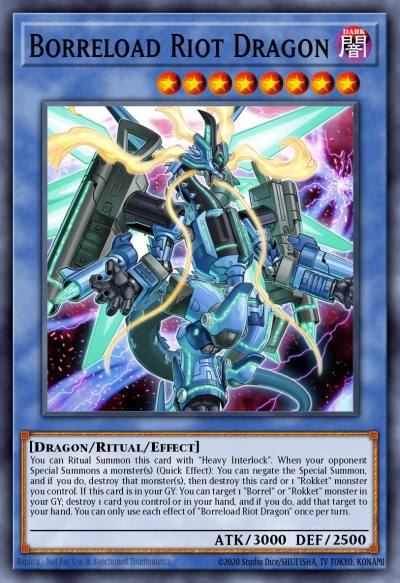 Borreload Riot Dragon Ultra Rare BODE-EN036 Burst of Destiny Yugioh card