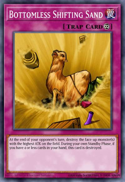 Bottomless Shifting Sand Common DB2-EN240 Dark Beginning 2 Yugioh card
