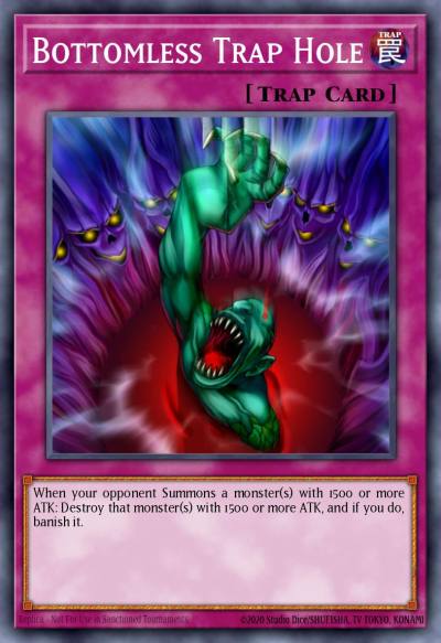 Bottomless Trap Hole Starlight Rare MP25-EN018 2025 Mega-Pack Tin Yugioh card