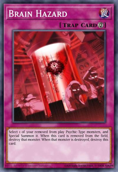 Brain Hazard Rare EXVC-EN072 Extreme Victory Yugioh card