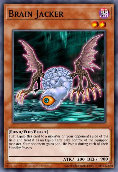 Brain Jacker Rare DR3-EN154 Dark Revelation Volume 3 Yugioh card