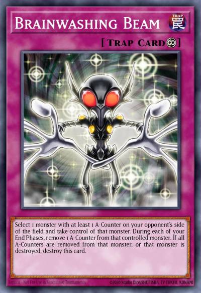 Brainwashing Beam Common POTD-EN060 Power of the Duelist Yugioh card