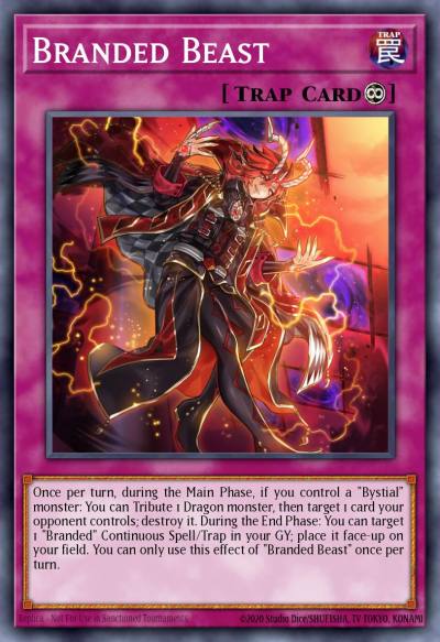 Branded Beast Rare MP23-EN209 25th Anniversary Tin Dueling Heroes Mega Pack Yugioh card
