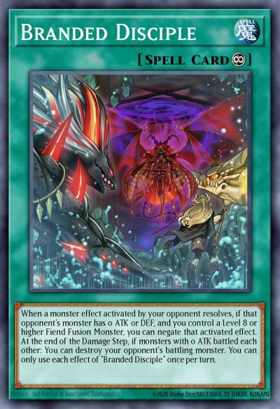 Branded Disciple Common BACH-EN053 Battle of Chaos Yugioh card
