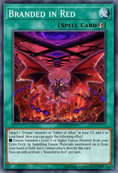 Branded in Red Rare MP22-EN219 2022 Tin of the Pharaohs Gods Yugioh card