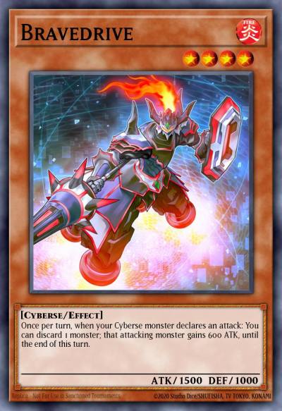 Bravedrive Common MP22-EN244 2022 Tin of the Pharaohs Gods Yugioh card