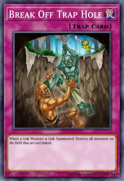 Break Off Trap Hole Super Rare MP18-EN085 2018 Mega-Tin Mega Pack Yugioh card
