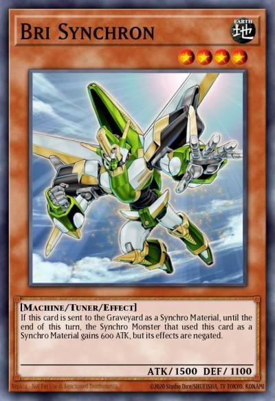 Bri Synchron Ultra Rare DP10-EN014 Duelist Pack Yusei 3 Yugioh card
