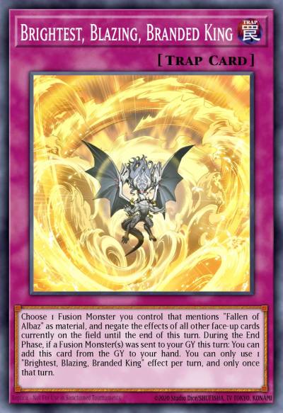 Brightest Blazing Branded King Common MP24-EN350 25th Anniversary Tin Dueling Mirrors Yugioh card