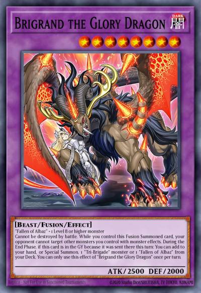 Brigrand the Glory Dragon Rare MP21-EN185 2021 Tin of Ancient Battles Yugioh card