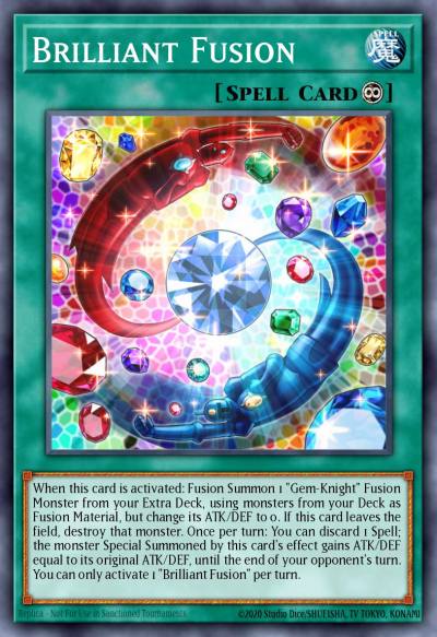Brilliant Fusion Super Rare MP16-EN082 2016 Mega-Tin Mega Pack Yugioh card