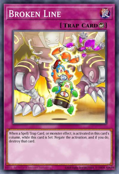 Broken Line Ultra Rare MP18-EN156 2018 Mega-Tin Mega Pack Yugioh card