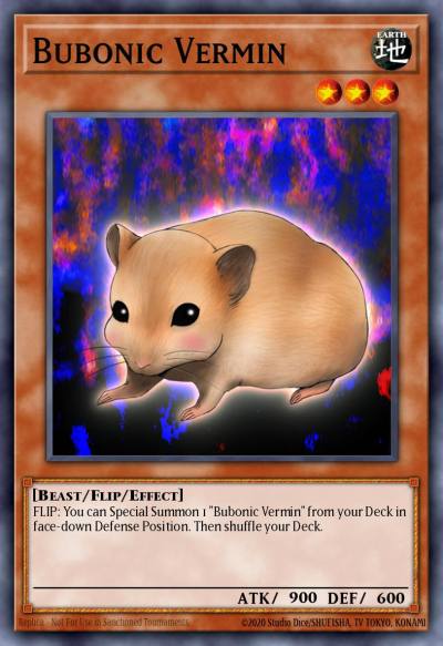 Bubonic Vermin Common DB1-EN176 Dark Beginning 1 Yugioh card