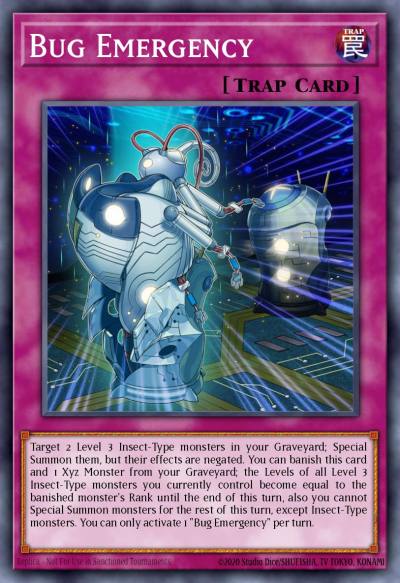 Bug Emergency Common MP17-EN040 2017 Mega-Tin Mega Pack Yugioh card