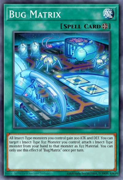 Bug Matrix Common MP17-EN033 2017 Mega-Tin Mega Pack Yugioh card