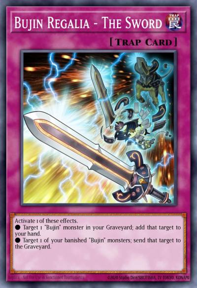 Bujin Regalia - The Sword Common MP14-EN107 2014 Mega-Tin Mega Pack Yugioh card