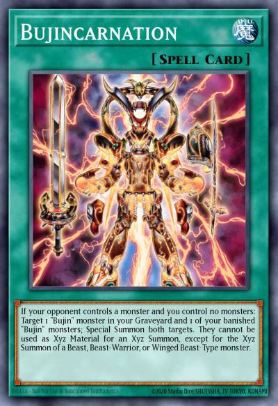 Bujincarnation Rare MP14-EN102 2014 Mega-Tin Mega Pack Yugioh card