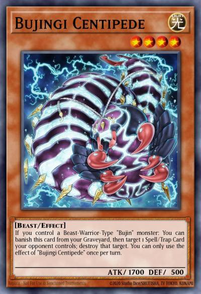 Bujingi Centipede Common MP14-EN148 2014 Mega-Tin Mega Pack Yugioh card