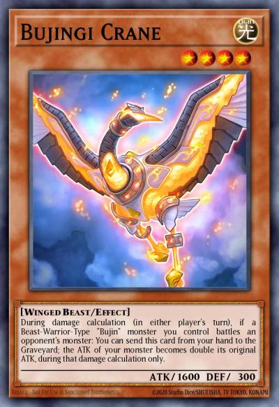 Bujingi Crane Rare MP14-EN073 2014 Mega-Tin Mega Pack Yugioh card