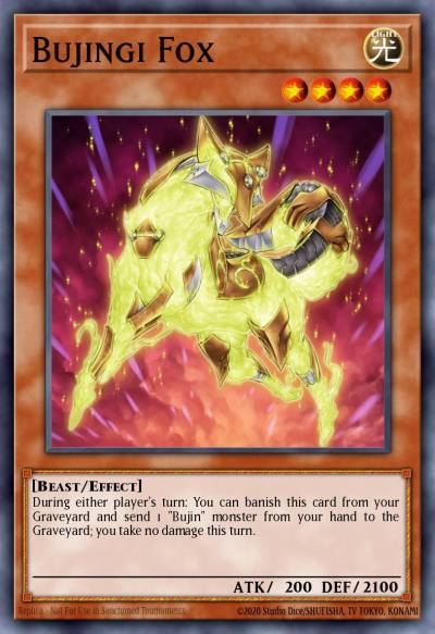 Bujingi Fox Rare MP14-EN210 2014 Mega-Tin Mega Pack Yugioh card