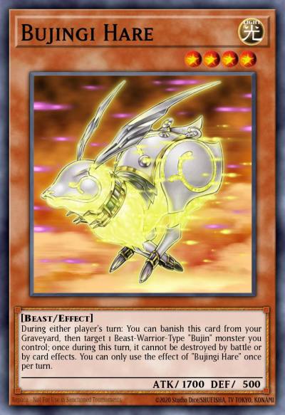 Bujingi Hare Super Rare MP14-EN211 2014 Mega-Tin Mega Pack Yugioh card