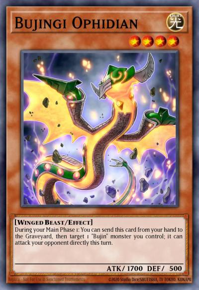 Bujingi Ophidian Common MP14-EN074 2014 Mega-Tin Mega Pack Yugioh card