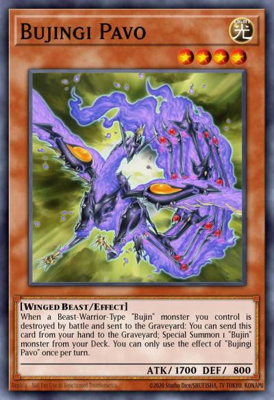 Bujingi Pavo Super Rare MP14-EN240 2014 Mega-Tin Mega Pack Yugioh card