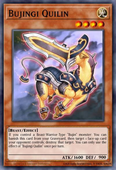 Bujingi Quilin Super Rare MP14-EN070 2014 Mega-Tin Mega Pack Yugioh card