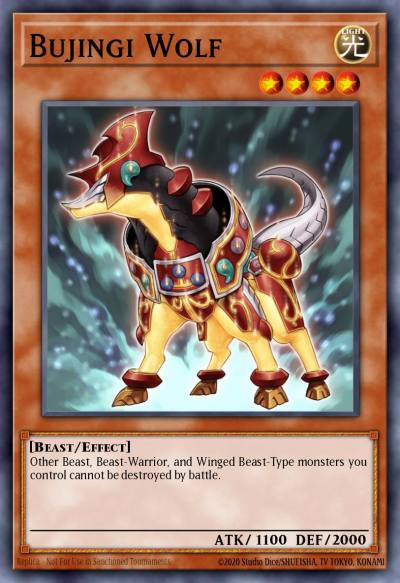 Bujingi Wolf Common MP14-EN072 2014 Mega-Tin Mega Pack Yugioh card