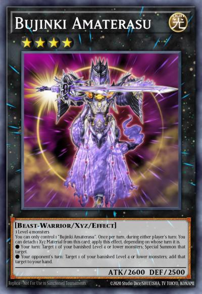 Bujinki Amaterasu Secret Rare MP15-EN029 2015 Mega-Tin Mega Pack Yugioh card