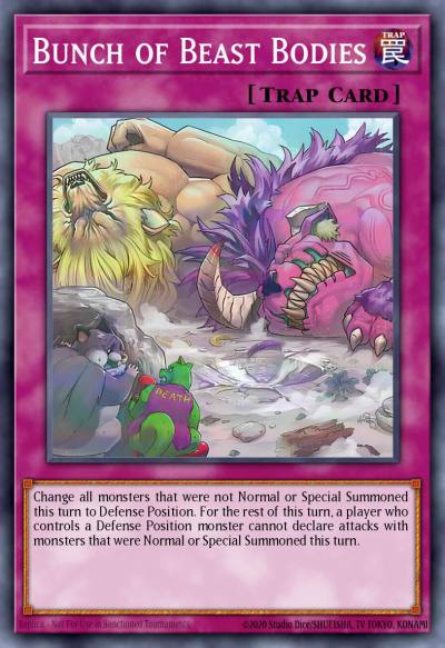 Bunch of Beast Bodies Ultra Rare BLTR-EN042 Battles of Legend Terminal Revenge Yugioh card