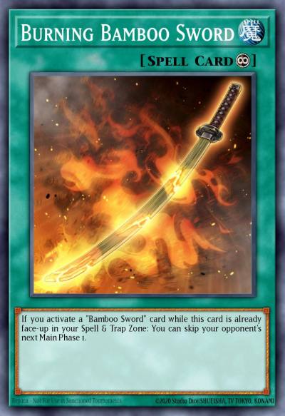 Burning Bamboo Sword Common MP18-EN146 2018 Mega-Tin Mega Pack Yugioh card