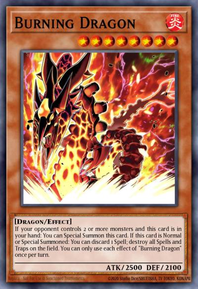 Burning Dragon Ultra Rare MP24-EN251 25th Anniversary Tin Dueling Mirrors Yugioh card
