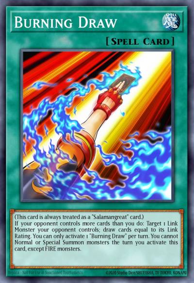 Burning Draw Ultra Rare MP21-EN074 2021 Tin of Ancient Battles Yugioh card