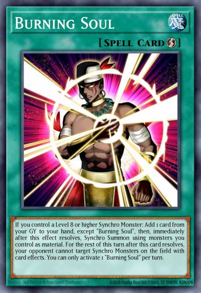 Burning Soul Ultra Rare KICO-EN020 Kings Court Yugioh card