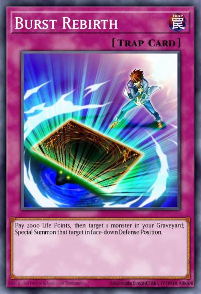 Burst Rebirth Rare SHSP-EN070 Shadow Specters Yugioh card