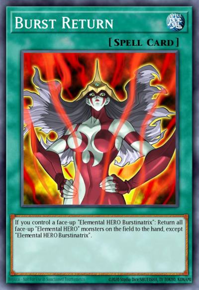 Burst Return Super Rare DP1-EN022 Duelist Pack Jaden Yuki Yugioh card