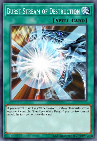 Burst Stream of Destruction Ultra Rare AST-038 Ancient Sanctuary Yugioh card