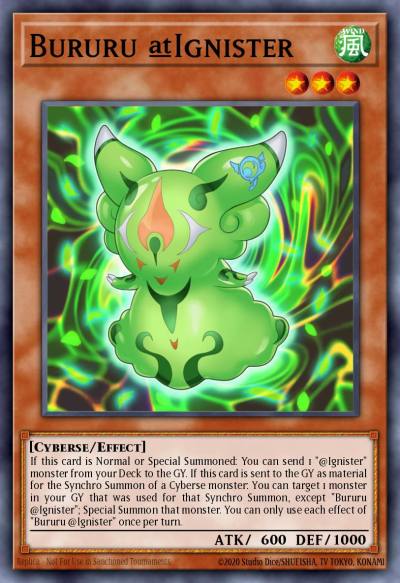 Bururu @Ignister Rare IGAS-EN002 Ignition Assault Yugioh card