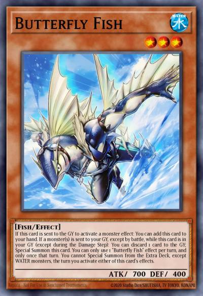 Butterfly Fish Common MP25-EN433 2025 Mega-Pack Tin Yugioh card