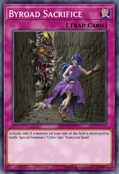 Byroad Sacrifice Common CDIP-EN055 Cyberdark Impact Yugioh card