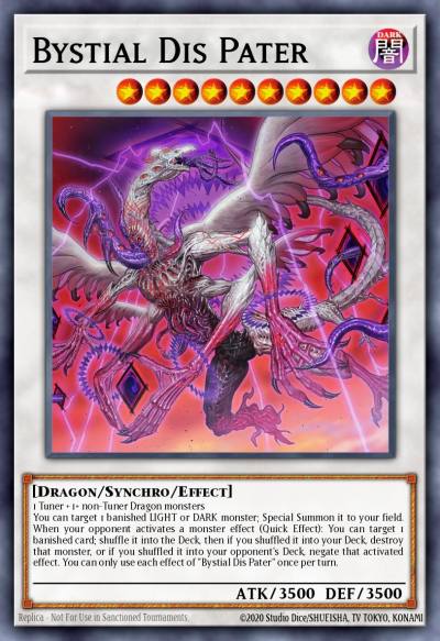 Bystial Dis Pater Prismatic Secret Rare MP24-EN084 25th Anniversary Tin Dueling Mirrors Yugioh card