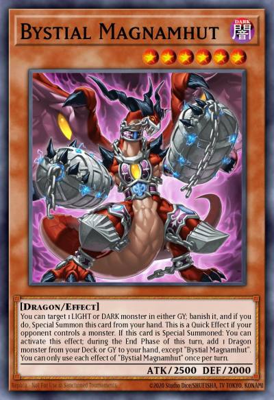 Bystial Magnamhut Starlight Rare MP25-EN043 2025 Mega-Pack Tin Yugioh card