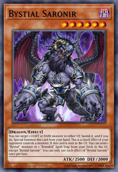 Bystial Saronir Ultra Rare CH01-EN012 THE CHRONICLES DECK: The Fallen & The Virtuous (All-Foil Edition) Yugioh card