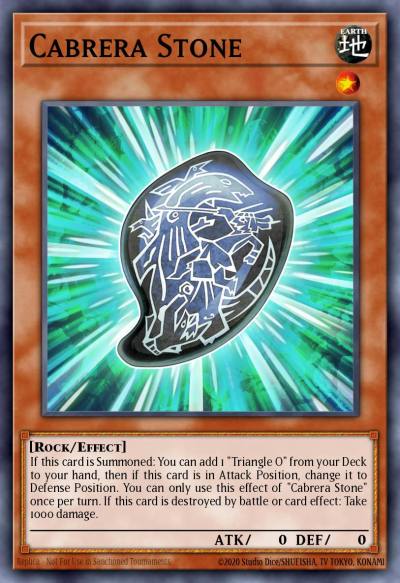Cabrera Stone Rare MZMI-EN019 Maze of Millennia Yugioh card