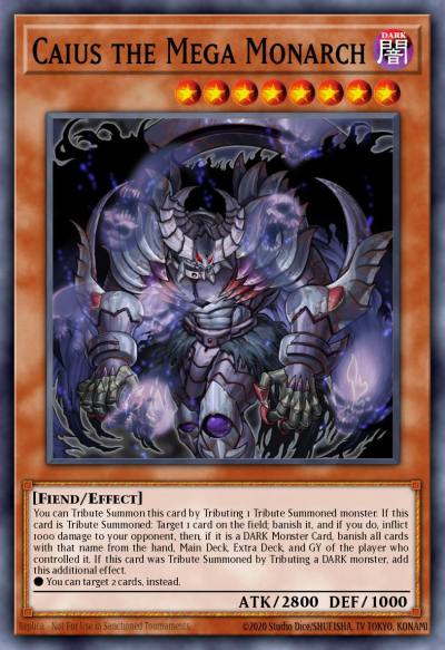 Caius the Mega Monarch Ultra Rare MP15-EN215 2015 Mega-Tin Mega Pack Yugioh card