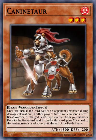 Caninetaur Common MP17-EN165 2017 Mega-Tin Mega Pack Yugioh card