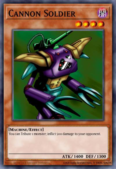 Cannon Soldier Super Rare DB2-EN061 Dark Beginning 2 Yugioh card