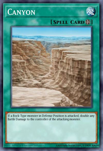 Canyon Common SD7-EN016 Structure Deck Invincible Fortress Yugioh card